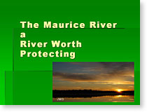 The Maurice River a River Worth Protecting slide